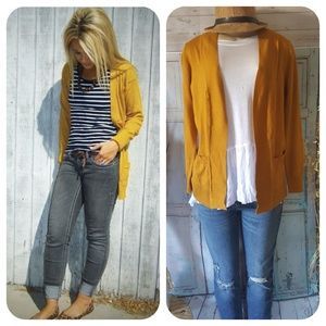 Mustard Yellow cardigan